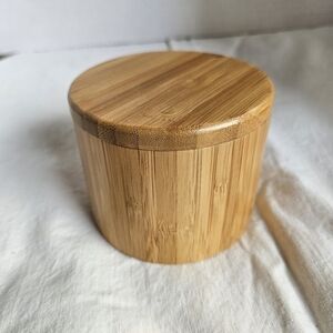 Totally Bamboo Round Salt Box